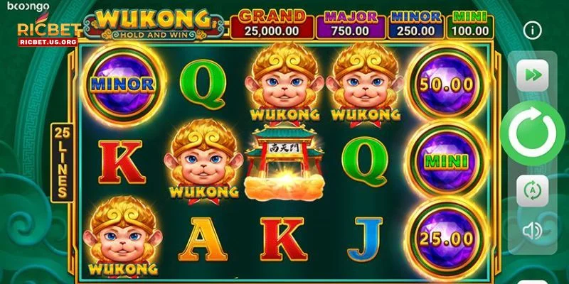 Nổ Hũ Wukong RICBET: Săn Hũ Trúng Vàng, Rút Lời Hấp Dẫn 2 Cược nổ hũ Wukong tại nhà cái RICBET rất đơn giản, dễ tham gia.