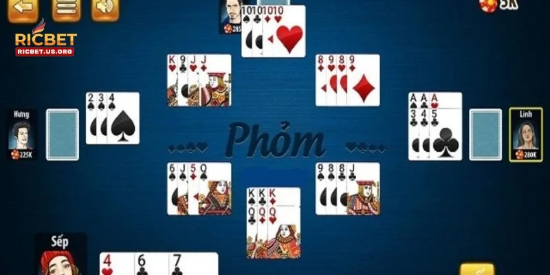 Game bài phỏm được người chơi tại cổng game RICBET vô cùng yêu thích. 